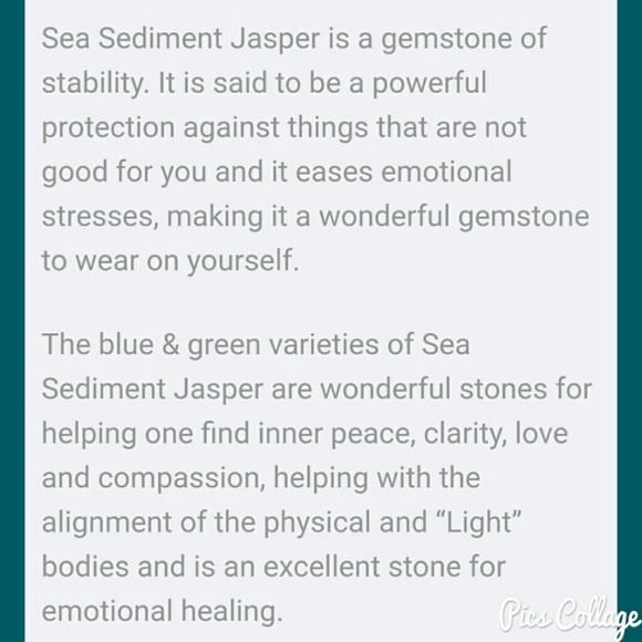 Stainless Steel Sea Sediment Jasper Necklace - Picture 8 of 8